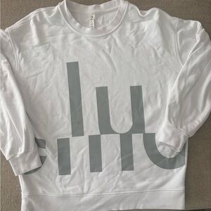 lululemon athletica White and Gray Sweatshirt